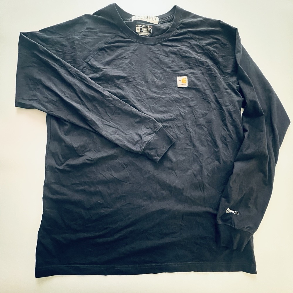 Carhartt FR Shirt Mens XL Navy Flame Resistant CAT 2 ATPV 8.7 102904